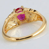Women Ring 5x7mm Oval Stone Jewelry Sizes Ideal Gift
