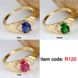Women Ring 5x7mm Oval Stone Jewelry Sizes Ideal Gift