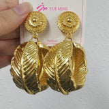 Women Wedding Earring 18k Plated Dubai Nigeria Personalized Style