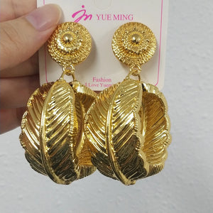 Women Wedding Earring 18k Plated Dubai Nigeria Personalized Style