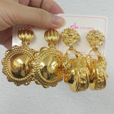 Women Wedding Earring 18k Plated Dubai Nigeria Personalized Style