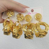 Women Wedding Earring 18k Plated Dubai Nigeria Personalized Style