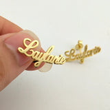 Custom Name Earring 925 Sterling Silver Studs