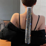 Crystal Tassel Ponytail Hairpin - Stylish Accessory