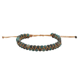 Boho Wrap Bracelets Natural Stone Beads Strand Pearl Jewelry Gift Set