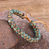 Boho Wrap Bracelets Natural Stone Beads Strand Pearl Jewelry Gift Set