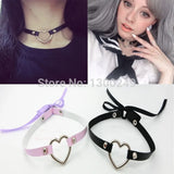 Harajuku Dark Sweetheart Rivet Necklaces