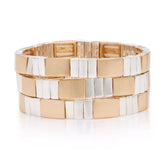 Harajuku Alloy Bracelet Stacking Bangle Statement Cuff Holiday Gift