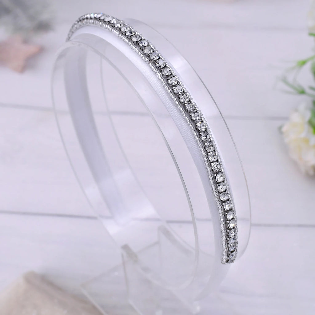 Vintage Wedding Headband Rhinestone Crystal Headdress