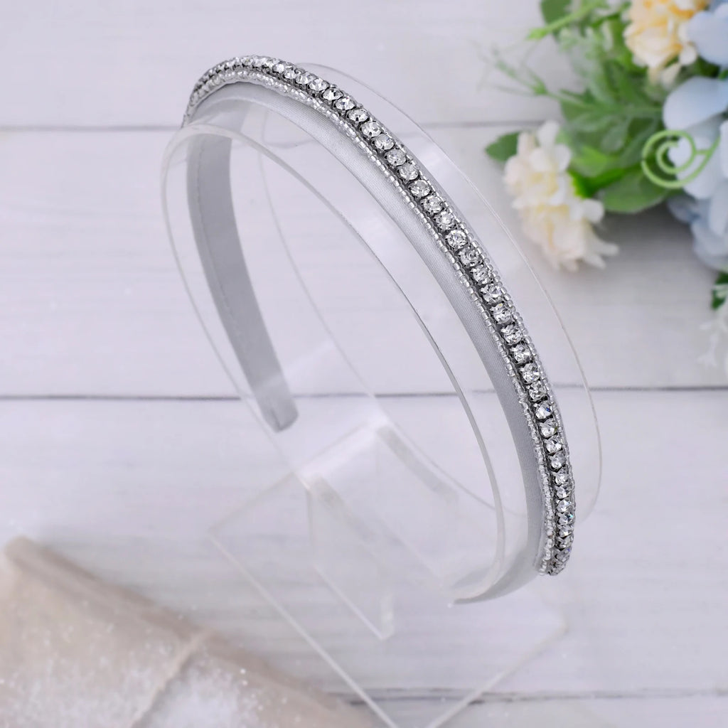 Vintage Wedding Headband Rhinestone Crystal Headdress
