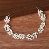 Bride Tiara Rhinestone Pearl Headband Hair Jewelry