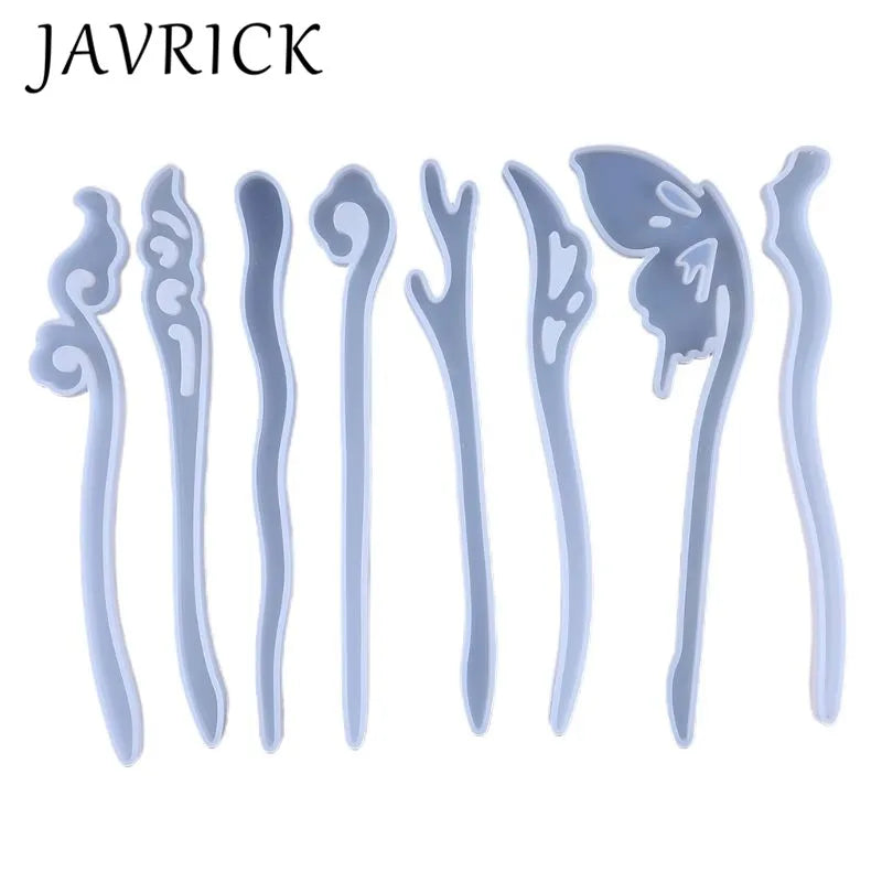 Epoxy Resin Mold Set for Women's Hair accessories
