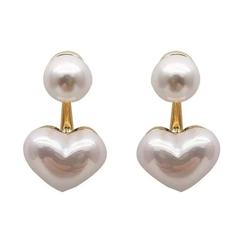 Vintage Camellia Baroque Pearl Earrings