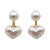 Vintage Camellia Baroque Pearl Earrings