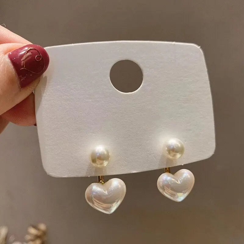 Vintage Camellia Baroque Pearl Earrings