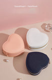 Heart Shaped Jewellery Box Portable Leather Storage Case