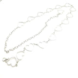 Heart Shape Metal Body Belly Chain Belt for Dress Jewellery