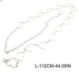 Heart Shape Metal Body Belly Chain Belt for Dress Jewellery