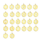 Women Initial Charm Gold Necklace Stainless Steel 26 English Initials Necklace