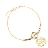 Retro Roman Numeral Pointer Bracelet Silver 925 for Women