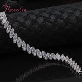 Royal Queen Bracelet CZ Charms Roman Bangles