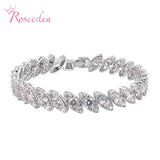 Royal Queen Bracelet CZ Charms Roman Bangles