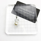 Polar Bear With Pearl Charm Pendant Accessories Animal Gift