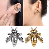 Insect Ear Clip Non-piercing Clip on Earrings Bee Earrings