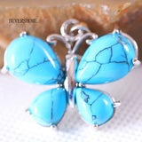 Green Aventurine Malachite Butterfly Pendant for Necklace