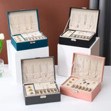 Jewelry Organizer Box for Earrings Rings Necklace Storage