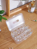 Acrylic Jewelry Organizer Travel Case for Women