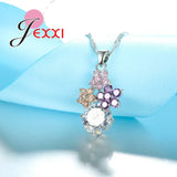 925 Silver Austrian Crystal Jewelry Set Wedding Accessories