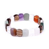 Stone Beaded Bracelet High-Quality Girl Casual Stretch Bangle Gift