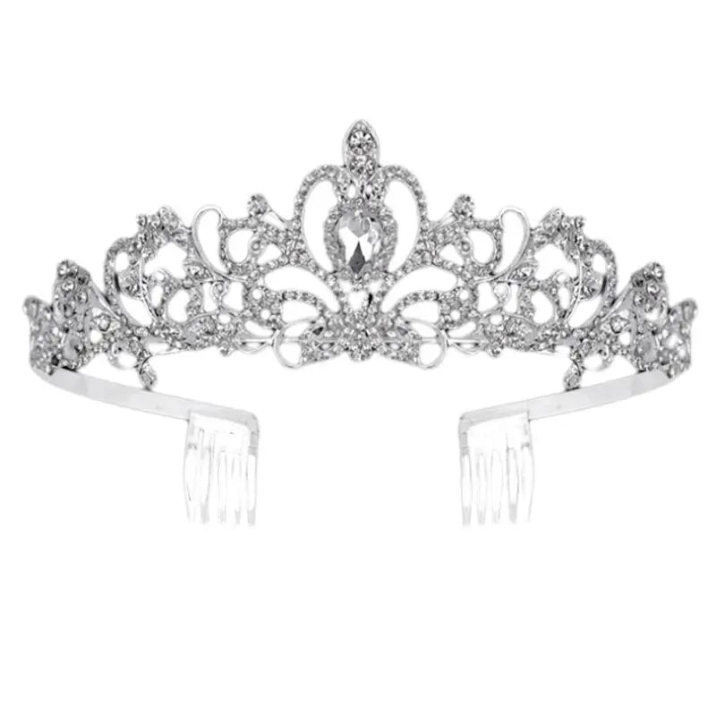 Crystal Rhinestone Tiara Crown Headband Wedding Bridal Prom Party