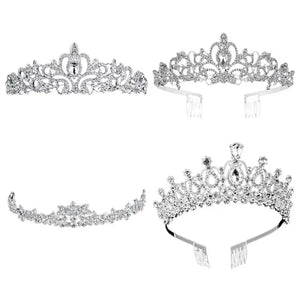 Crystal Glitter Tiara Crown Rhinestone Headband