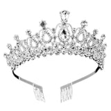 Crystal Rhinestone Tiara Crown Headband Wedding Bridal Prom Party