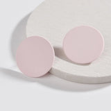 Paint Round Earrings Medium Statement Round Stud Earrings
