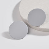 Paint Round Earrings Medium Statement Round Stud Earrings