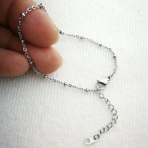 Stainless Steel Bracelet Anklet Adjustable B201