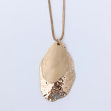 Geometric Statement Necklace Long Sweater Chain Collar Jewelry