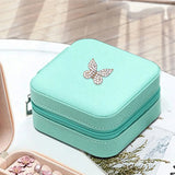 Women Leather Jewelry Organizer Display Travel Jewelry Case Boxes
