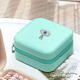 Women Leather Jewelry Organizer Display Travel Jewelry Case Boxes