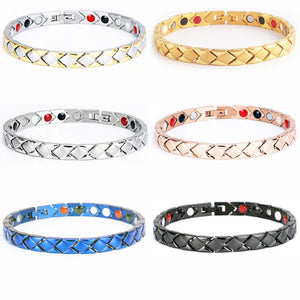 Women Magnetic Bracelets Titanium Steel Therapy Bracelet for Arthritis