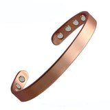 Women Magnetic Copper Bracelet Bio Therapy Arthritis Pain Relief Bangle Cuff