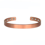 Women Magnetic Copper Bracelet Bio Therapy Arthritis Pain Relief Bangle Cuff