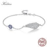 Angel Wings Bracelet Lucky Eye Sterling Silver Jewelry