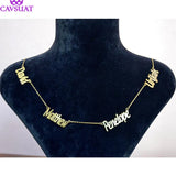 Personalized 4 Name Necklace for Family