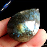 Labradorite Moonstone Quartz Stone Necklace Colar Feminino