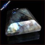 Labradorite Moonstone Pendant Necklace With Chain