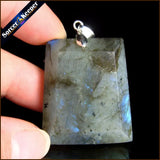 Labradorite Moonstone Quartz Stone Necklace Colares Femininos